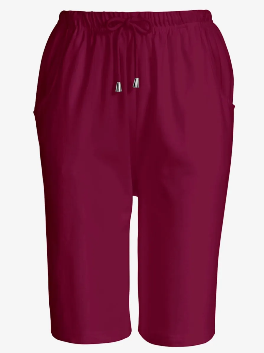 Bermuda à ceinture élastique et cordon