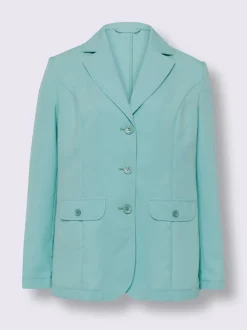Blazer de costume femme col à revers coupe classique