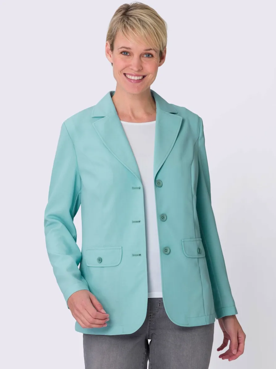 Blazer de costume femme col à revers coupe classique