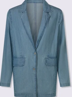 Blazer en jean denim doux