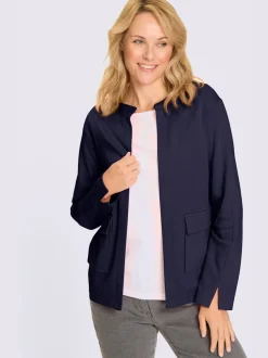 Blazer en jersey fente aux manches