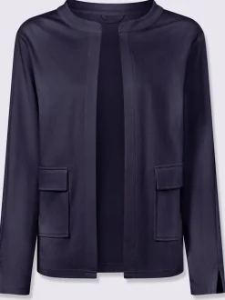 Blazer en jersey fente aux manches