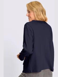 Blazer en jersey fente aux manches