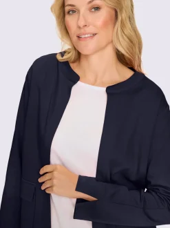 Blazer en jersey fente aux manches