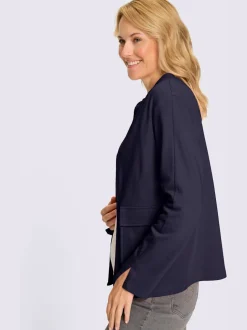 Blazer en jersey fente aux manches