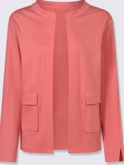 Blazer en jersey fente aux manches