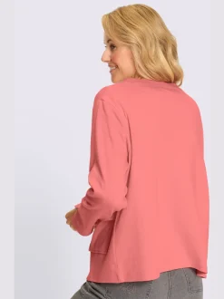 Blazer en jersey fente aux manches