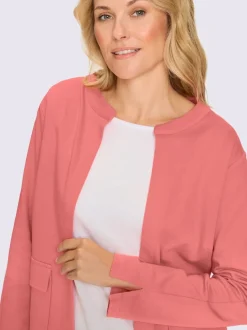 Blazer en jersey fente aux manches