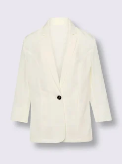 Blazer imitation lin