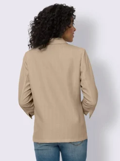 Blazer imitation lin