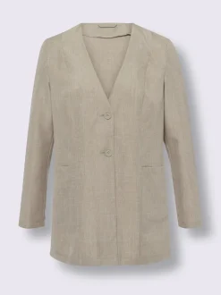Blazer long coupe longue affinante
