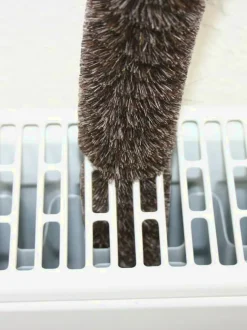 Brosse pour radiateur poils de chèvre fins