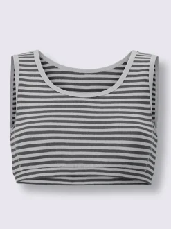 Bustier côtes fines