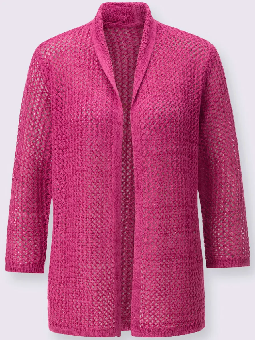 Cardigan fil avec paillettes incrustées