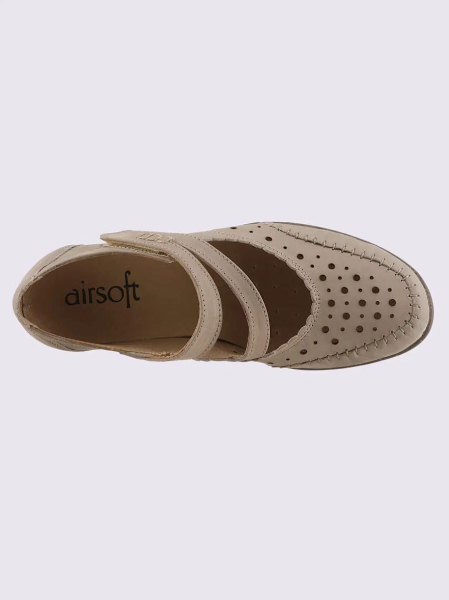 Chaussures auto-agrippantes largeur h*