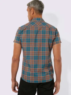 Chemise à manches courtes matière facile à entretenir