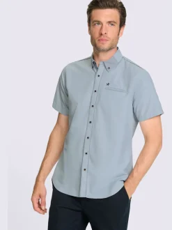 Chemise à manches courtes poche poitrine pratique