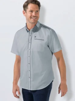 Chemise à manches courtes poche poitrine pratique