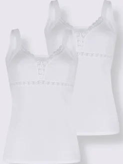 Chemise soutien-gorge côtes fines