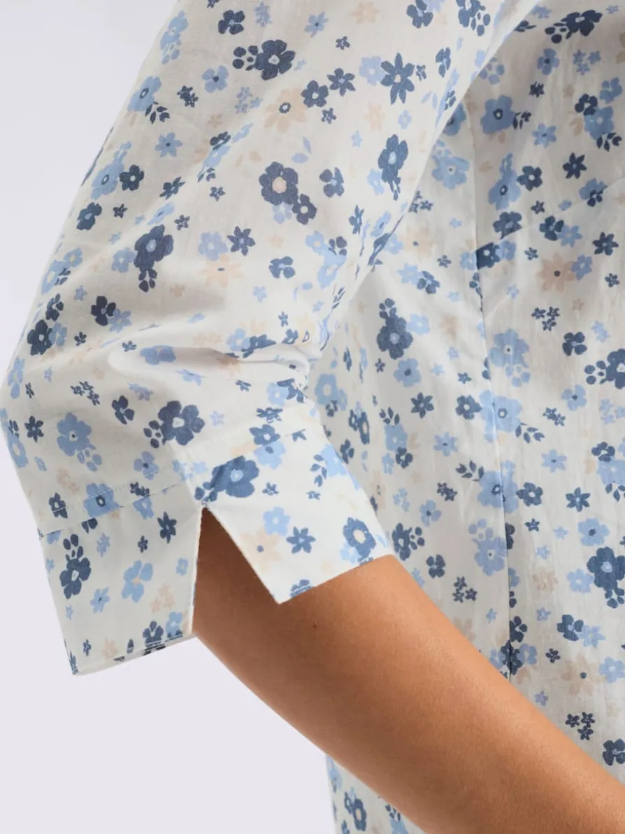 Chemisier en coton tricot décontracté