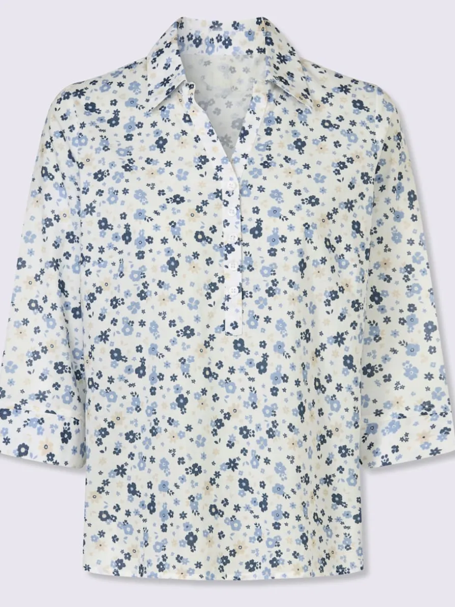 Chemisier en coton tricot décontracté