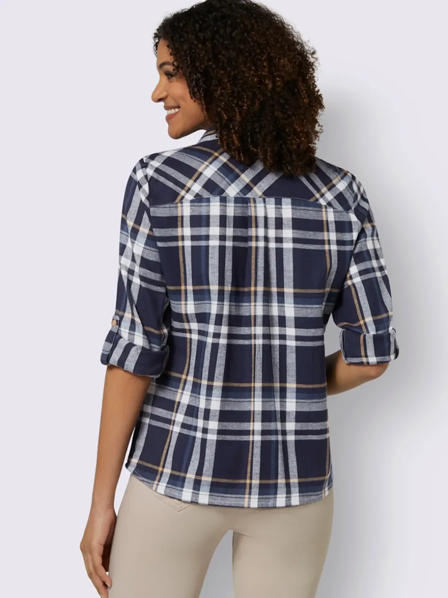 Chemisier en flanelle pur coton