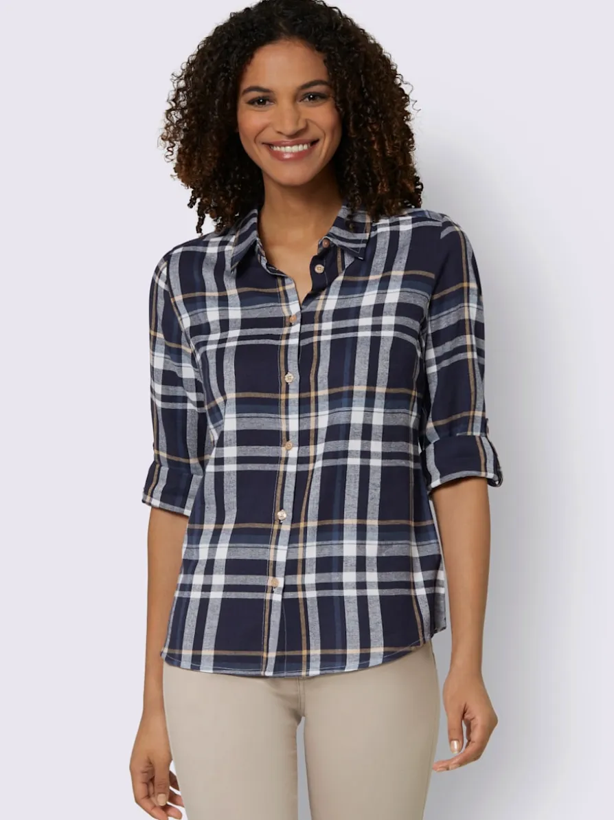 Chemisier en flanelle pur coton