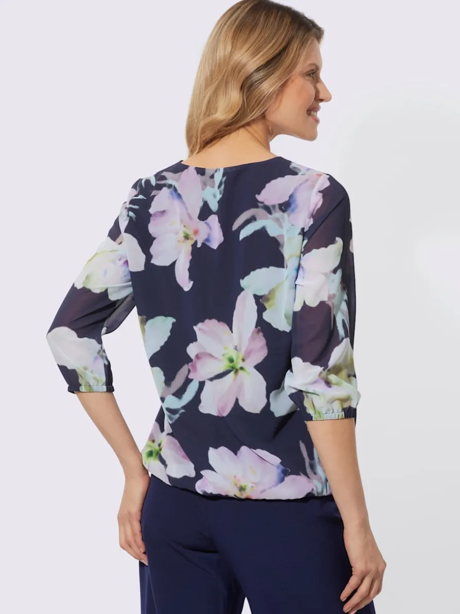 Chemisier en georgette qualité georgette légère