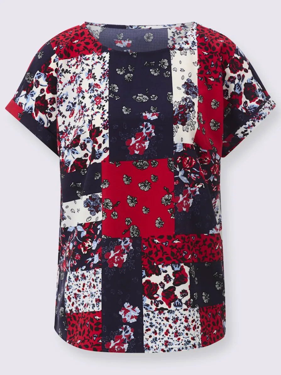 Chemisier joli aspect patchwork