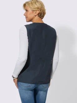 Gilet coutures de jonction structurantes