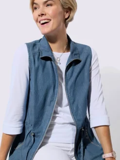 Gilet en jean 100% coton