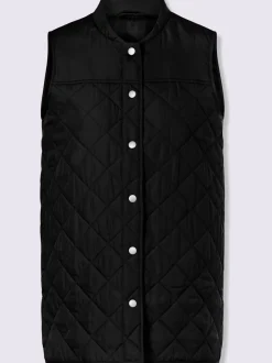 Gilet long doublée et légèrement ouaté
