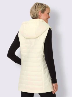 Gilet long doublée et matelassée