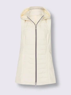 Gilet long doublée et matelassée