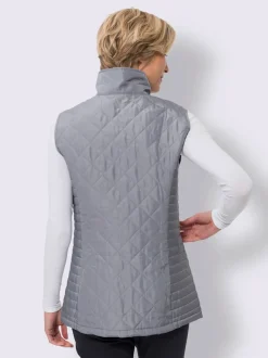 Gilet matelassé avec applications