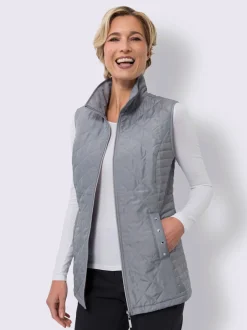 Gilet matelassé avec applications
