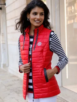 Gilet matelassé brillance discrète