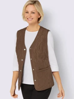 Gilet matelassé doublée et matelassée