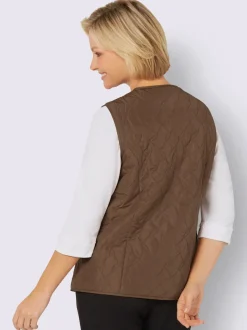 Gilet matelassé doublée et matelassée