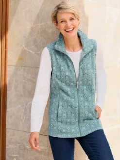 Gilet polaire coutures princesse