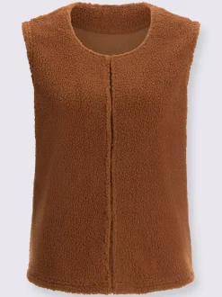 Gilet polaire fermeture crochet discrète