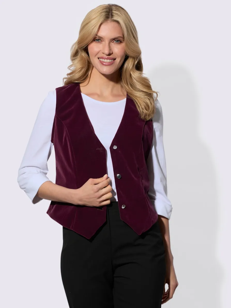 Gilet qualité velours douce
