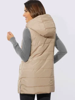Gilet réversible à capuche