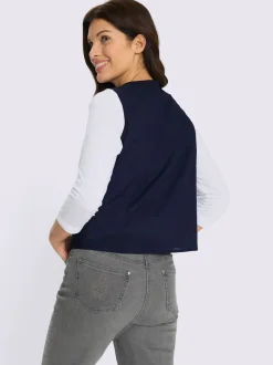 Gilet superbes finitions en dentelle