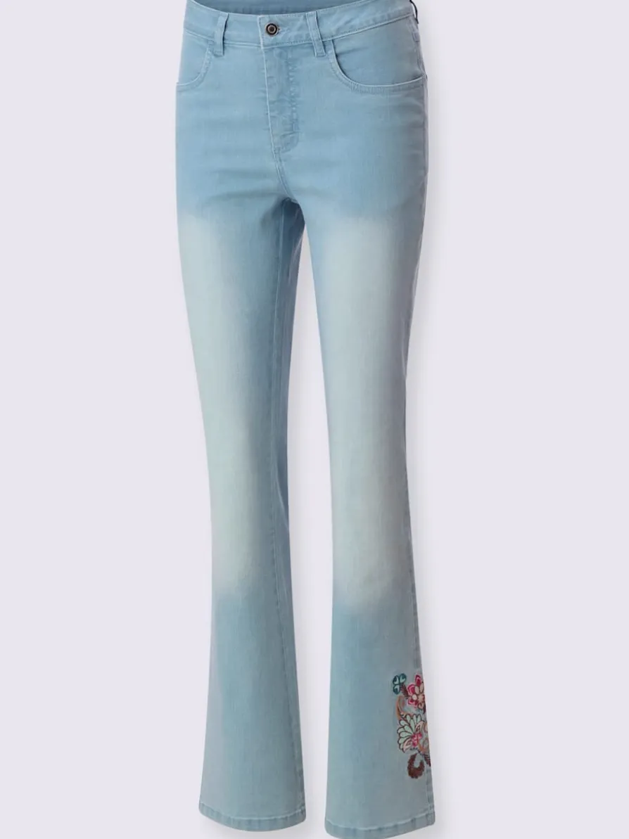 Jean bootcut denim doux