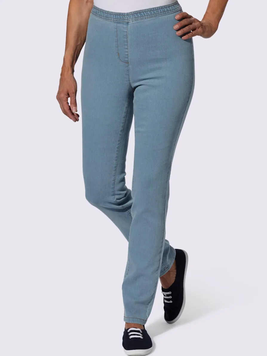 Jean ceinture élastique confortable