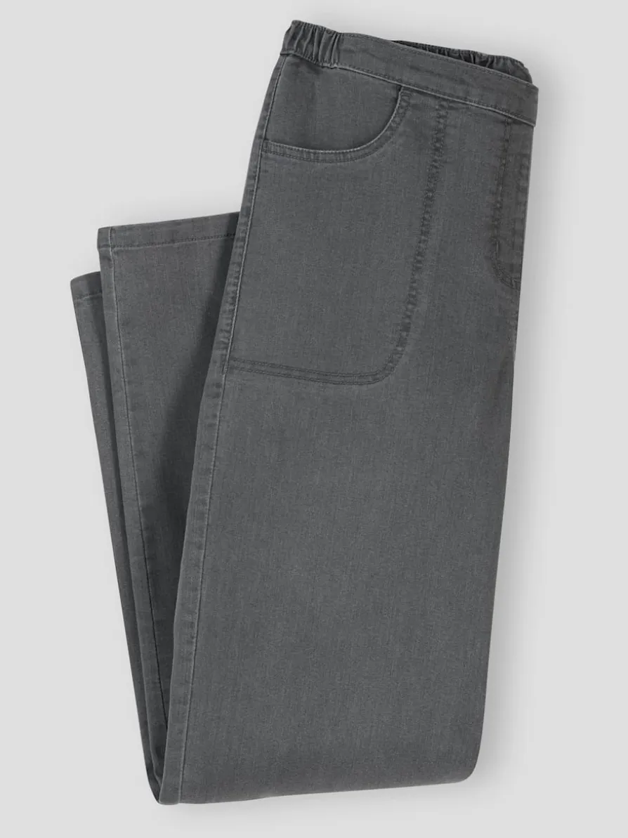 Jean ceinture élastique confortable