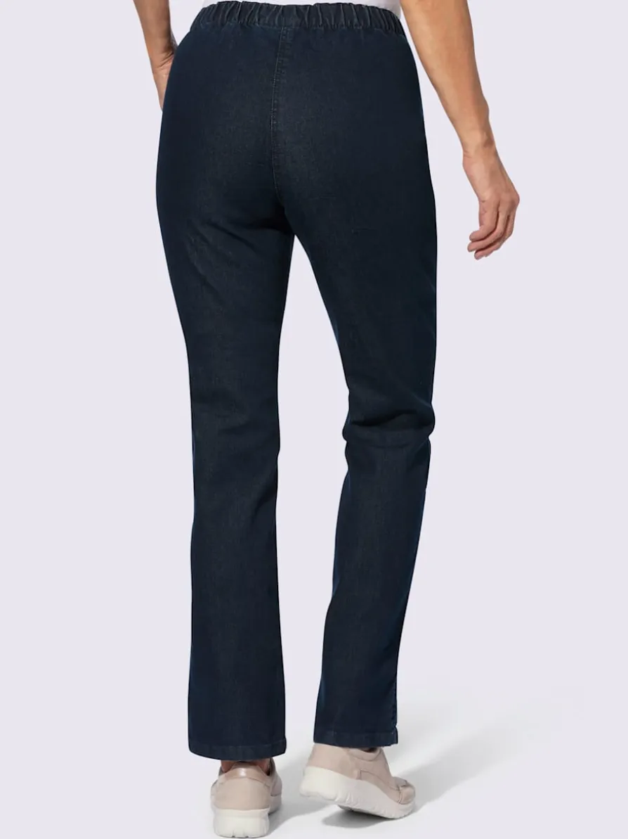 Jean ceinture élastique confortable
