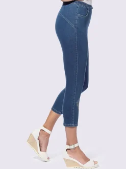 Jean 7/8 ceinture élastique confortable