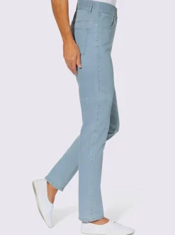 Jean ceinture élastique, passants